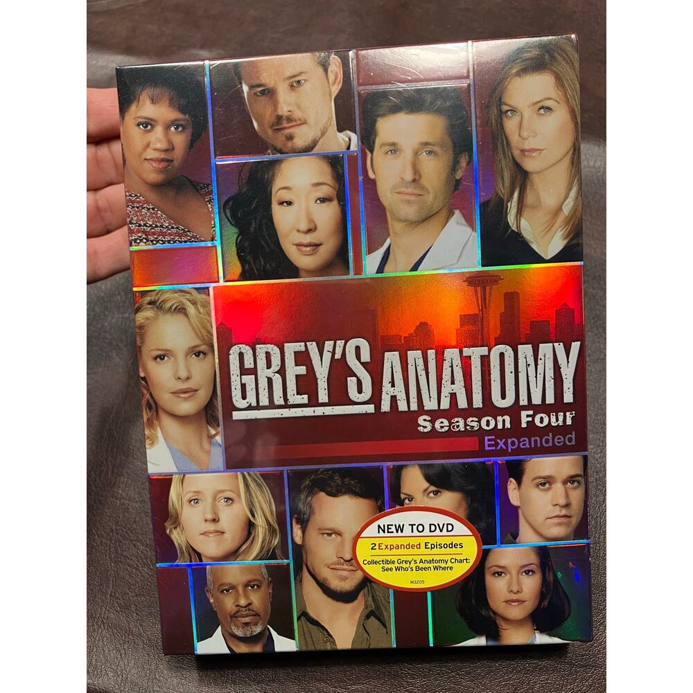 Grey's Anatomy: The‎ Complete Fourth Season DVD Set Expanded Episodes New
